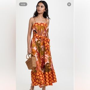 Farm Rio Belted Summer Maxi Dress
